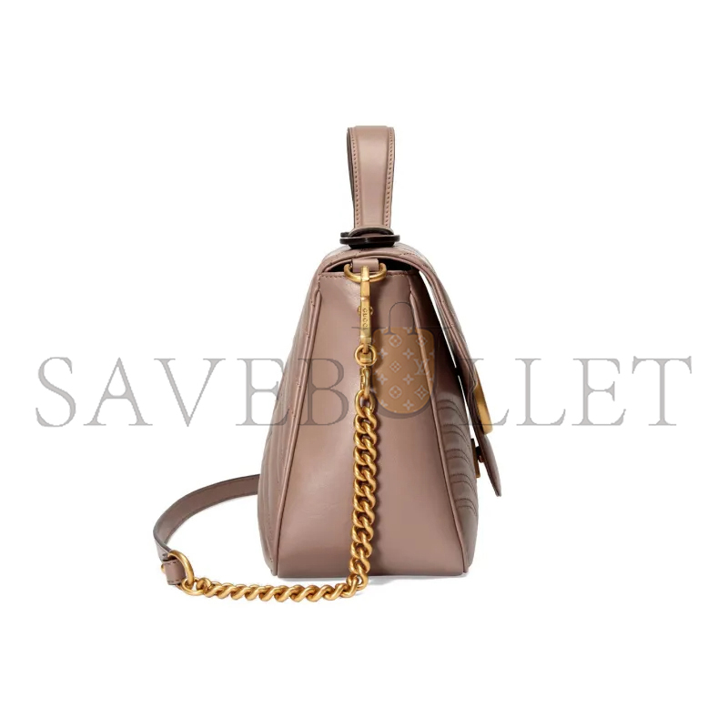 G*u*i gg marmont medium top handle bag ‎‎‎498110 (27*19*10.5cm)