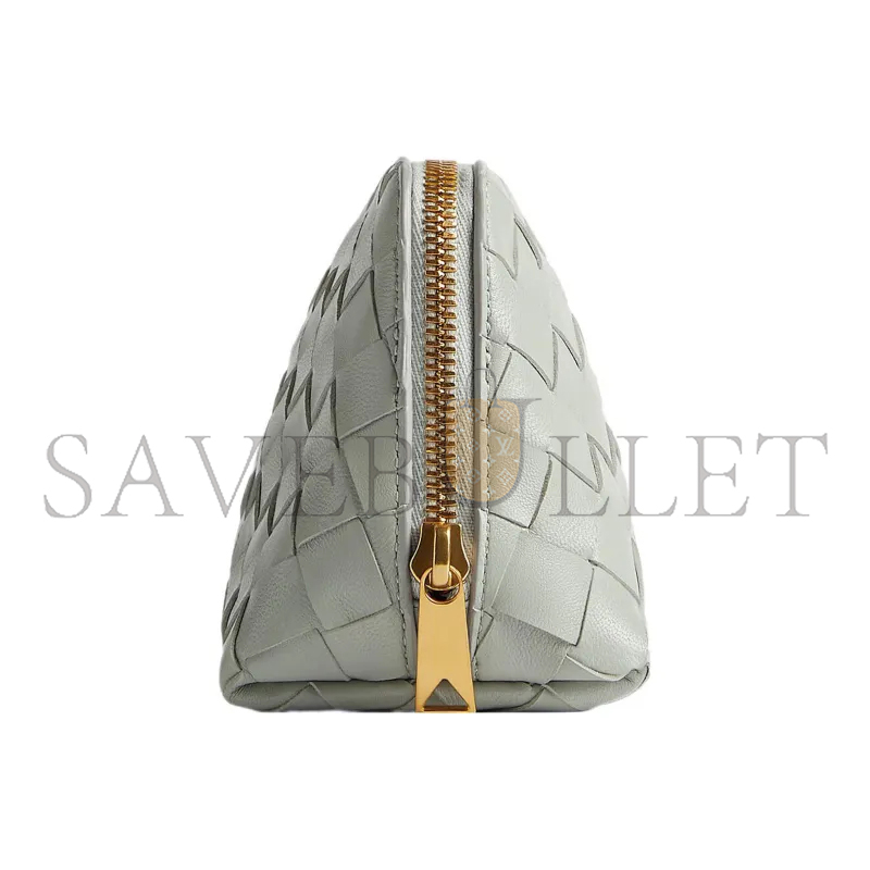 bo*te*ga Ve*ne*ta intrecciato small beauty pouch 764044vcpp01556 (16.5*10.5*9cm)