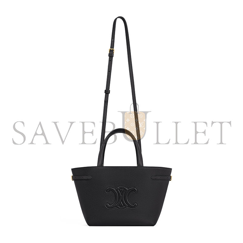 Ce**e mini cabas anais cuir triomphe in grained calfskin 118613eny.38no (21*20*10cm)