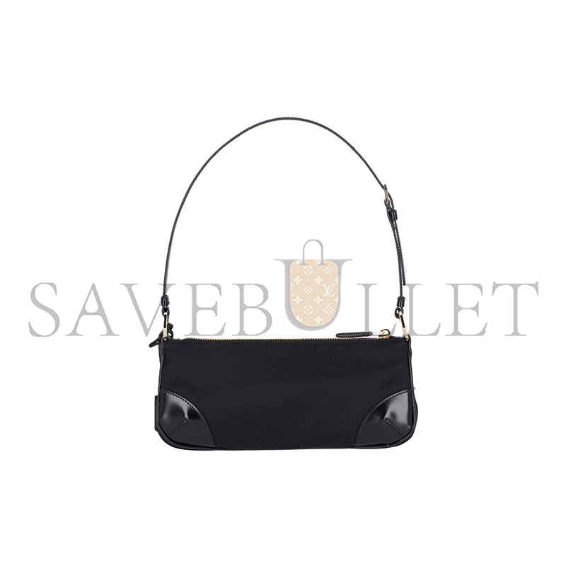 Pra*a black shoulder bag 1bc20 (23.5*10*5cm)