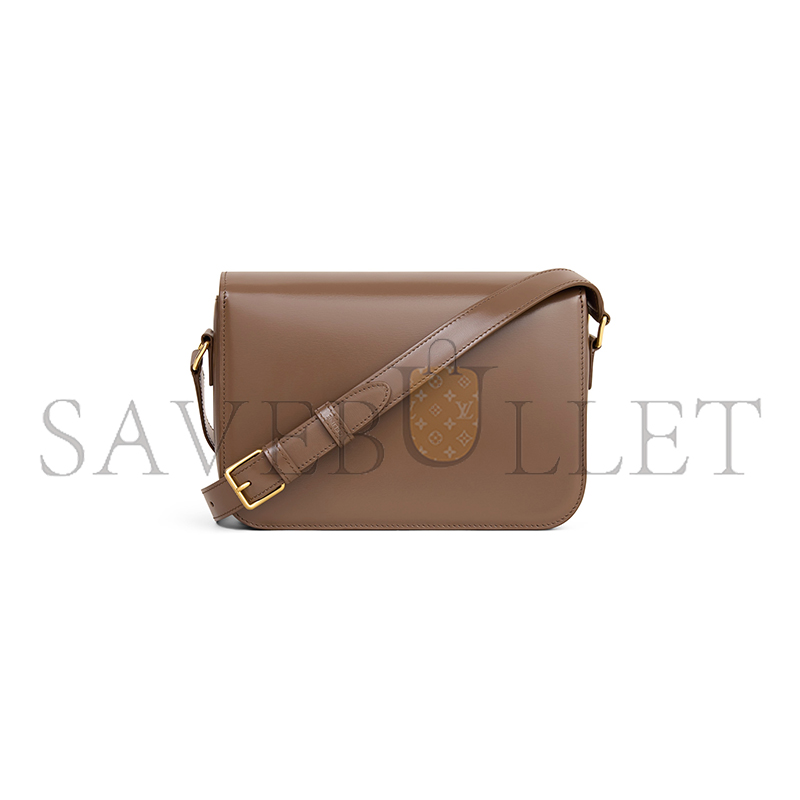 Ce**e medium classique triomphe bag in shiny calfskin 187363bf4.19bg (22.5*16.5*7.5cm)