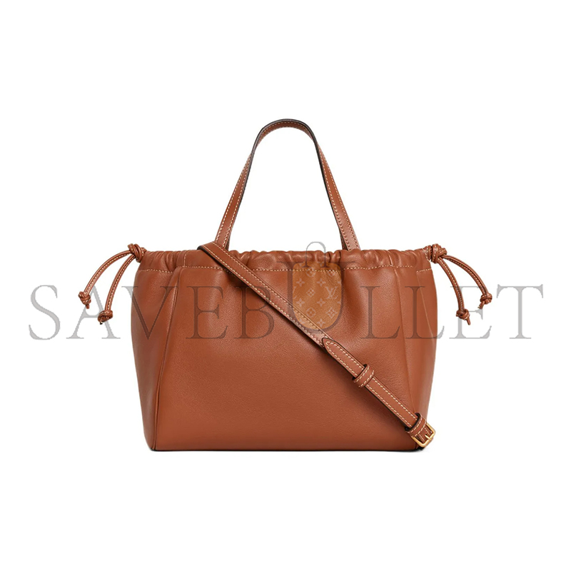 Ce**e small drawstring bag in cabas triomphe smooth cowhide 111013du3.04lu (22*17*15cm)