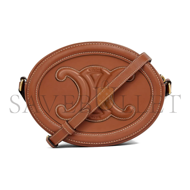 Ce**e medium crossbody in triomphe smooth cowhide 198603dxc.04lu (20*15*6cm)