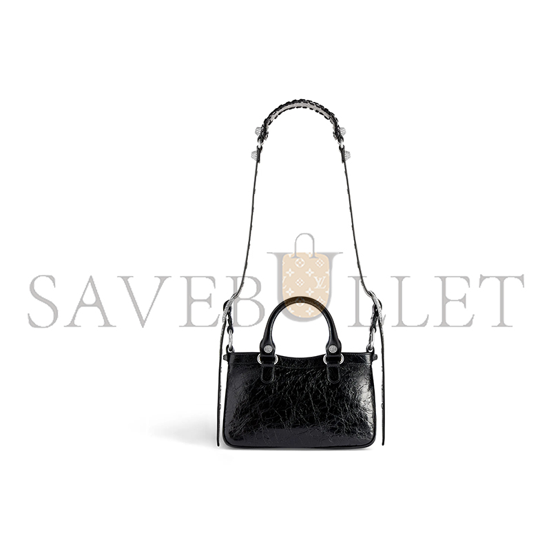Ba*len*cia*ga neo cagole shoulder bag in black 751523210bk1000 (29.2*23.8*5cm)