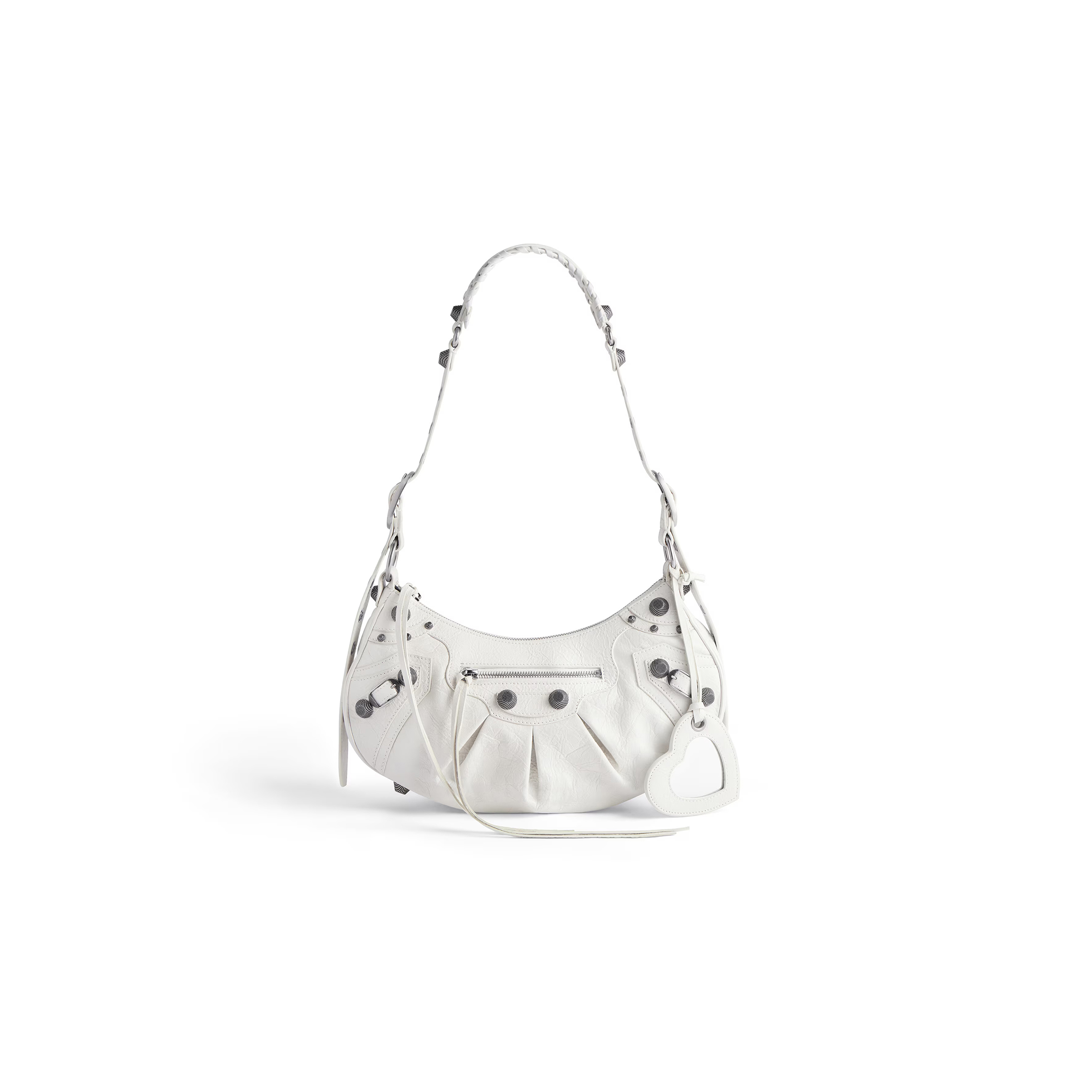Ba*len*cia*ga women''s le cagole shoulder bag small in white 6713071vg9y9104 (33*16*8.4cm)