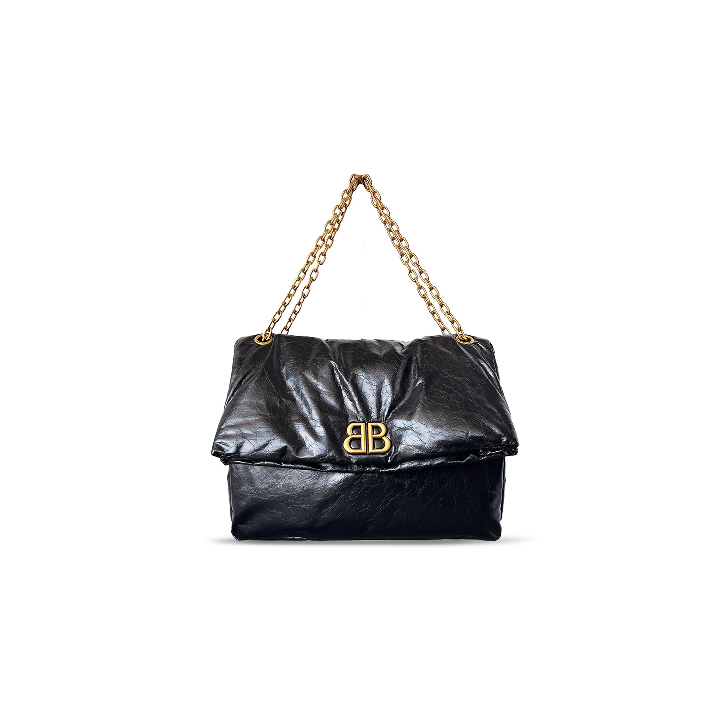 Ba*len*cia*ga women''s monaco chain bag large in black 7659332aar81000 (43.5*32*13cm)