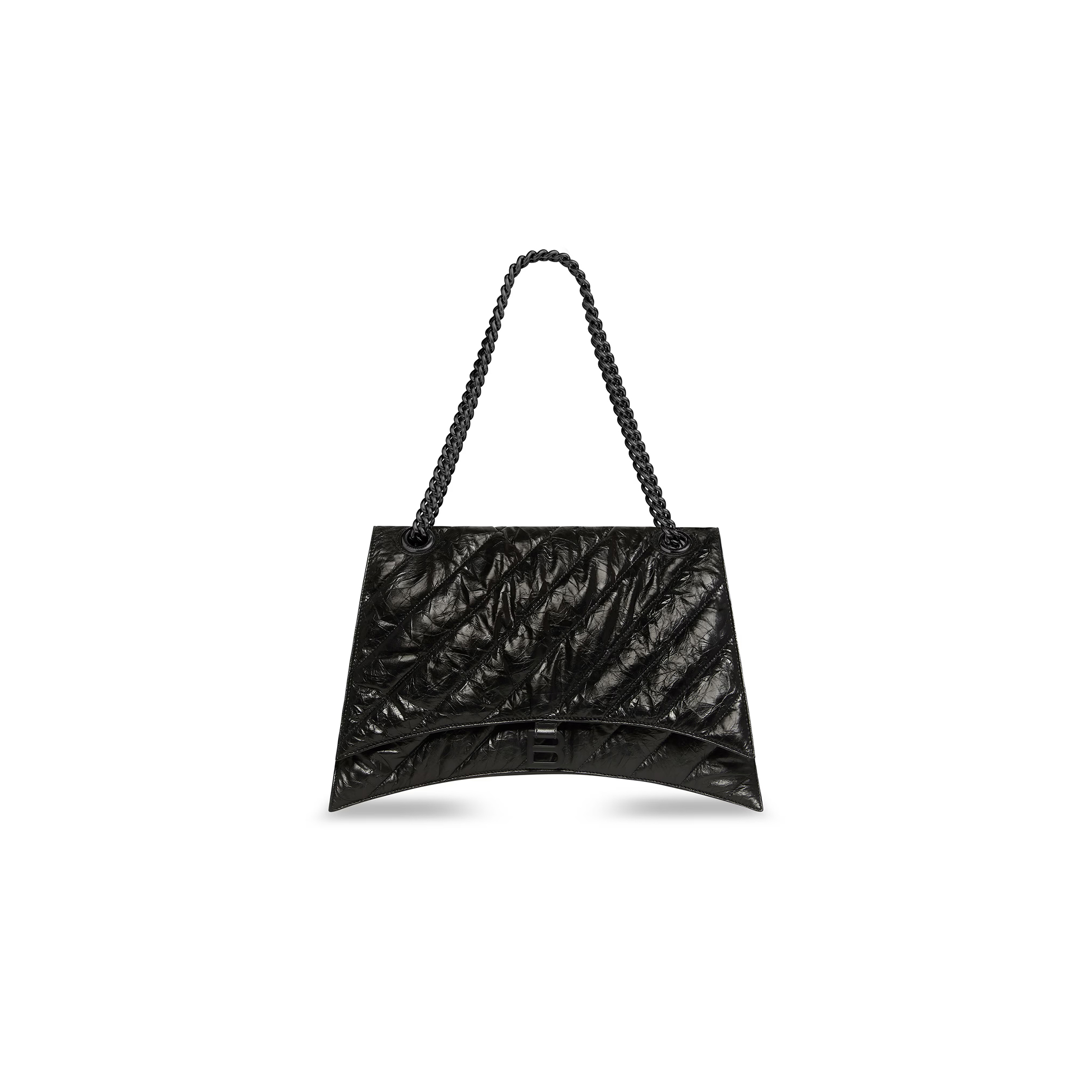 Ba*len*cia*ga women''s crush chain bag in large black 716332210iy1000 (39.9*24.9*13cm)