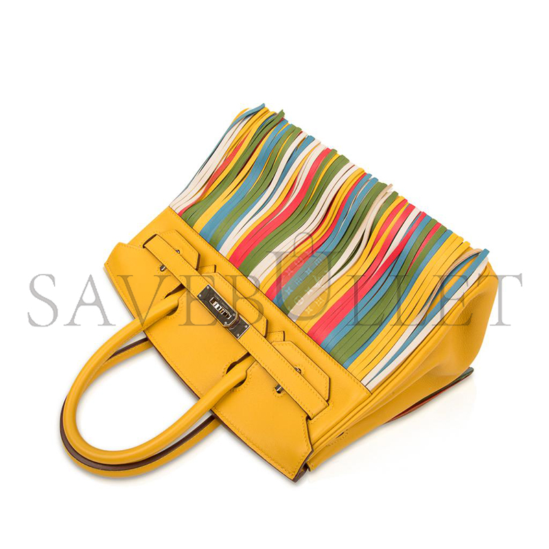 H**mes master birkin 30 togo hss soleil multi colour fringe 588742 (30*21*15cm)