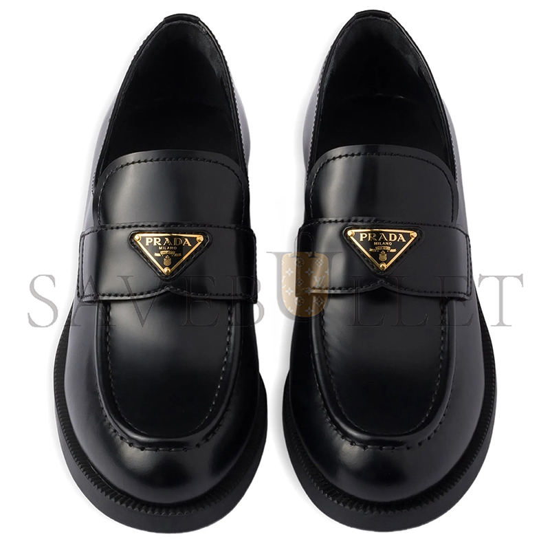 Pra*a monolith patent leather loafers 1d649m