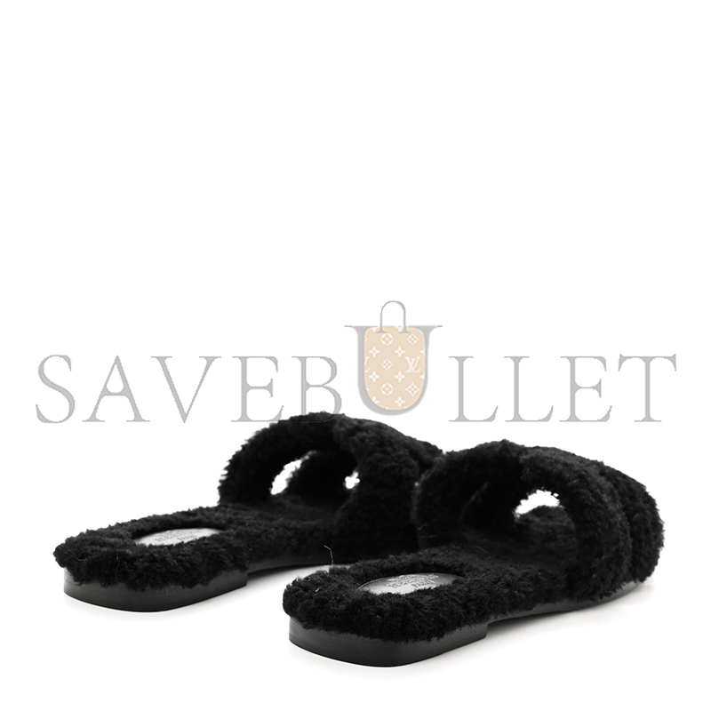 H**mes woolskin oran sandals 1512309