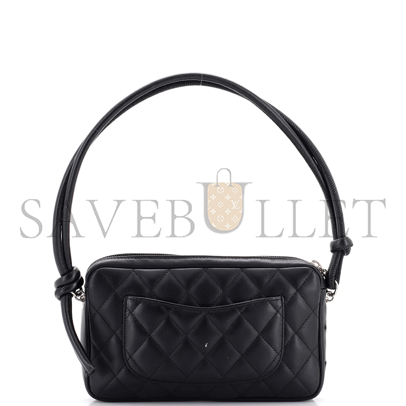 Ch*el cambon pochette quilted leather 289558 (20*12*3cm)