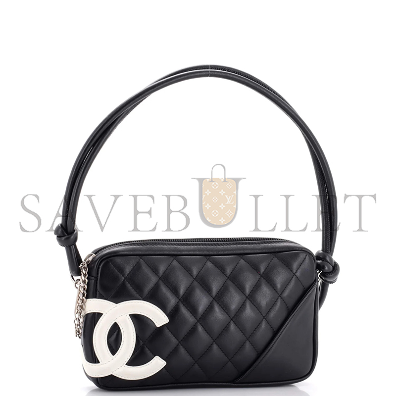 Ch*el cambon pochette quilted leather 289558 (20*12*3cm)