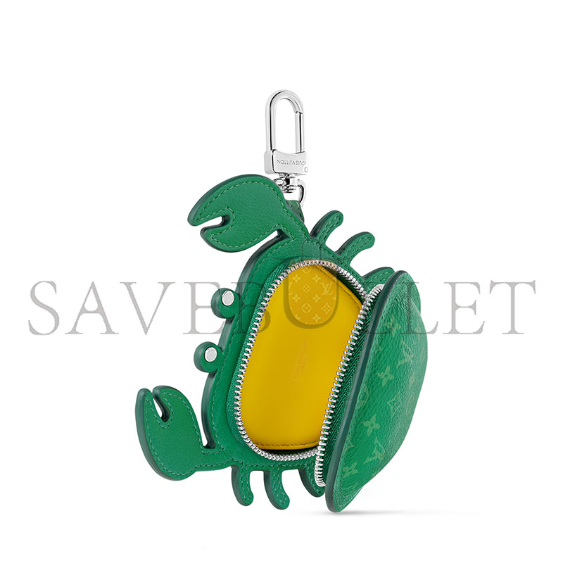 l0*is V*t0n lv crab bag charm m01931
