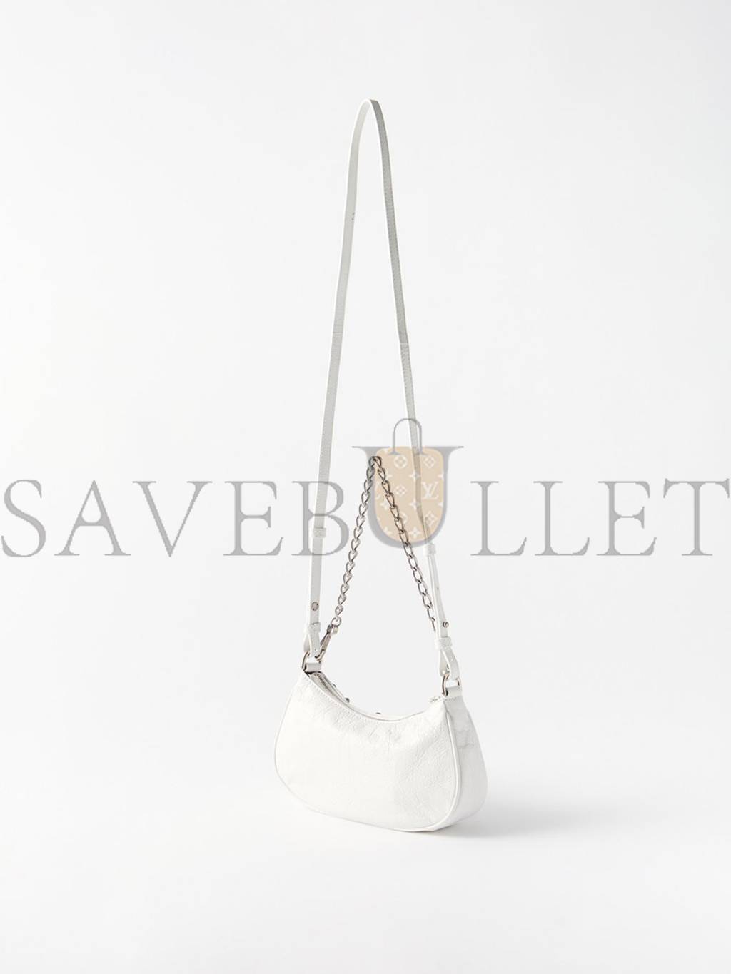 Ba*len*cia*ga white neo cagole city leather shoulder bag matchesfashion us (28.3*24.1*16.7cm)