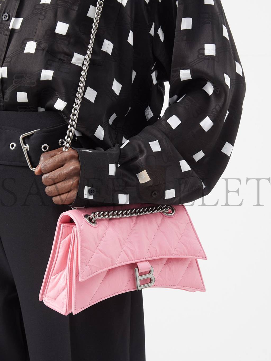 Ba*len*cia*ga pink crush small quilted-leather shoulder bag matchesfashion us (25.4*15.2*10.1cm)