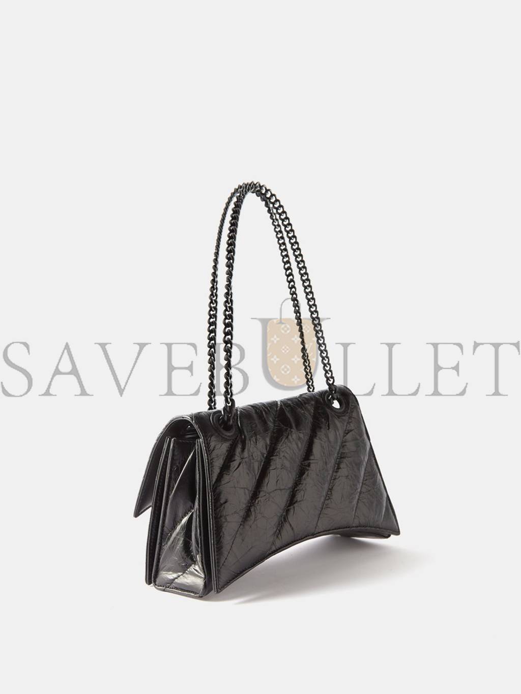 Ba*len*cia*ga black crush s quilted creased-leather shoulder bag matchesfashion us (25.5*15*6.4cm)