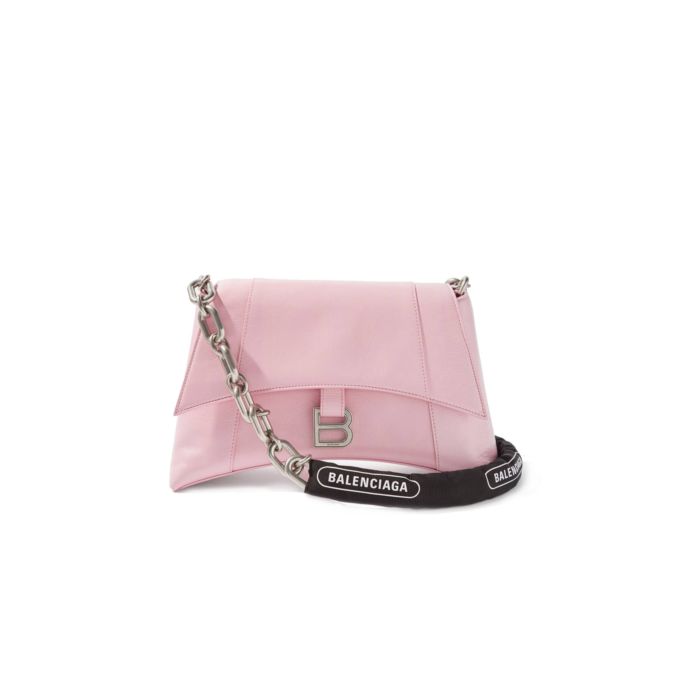 Ba*len*cia*ga pink downtown chain-handle leather shoulder bag matchesfashion us (29*19*10.5cm)