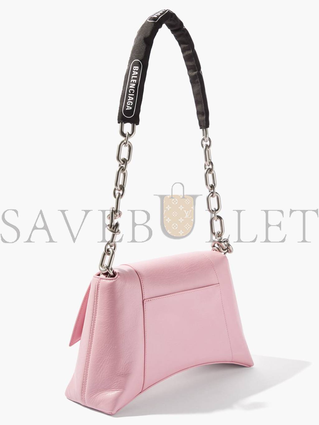 Ba*len*cia*ga pink downtown chain-handle leather shoulder bag matchesfashion us (29*19*10.5cm)