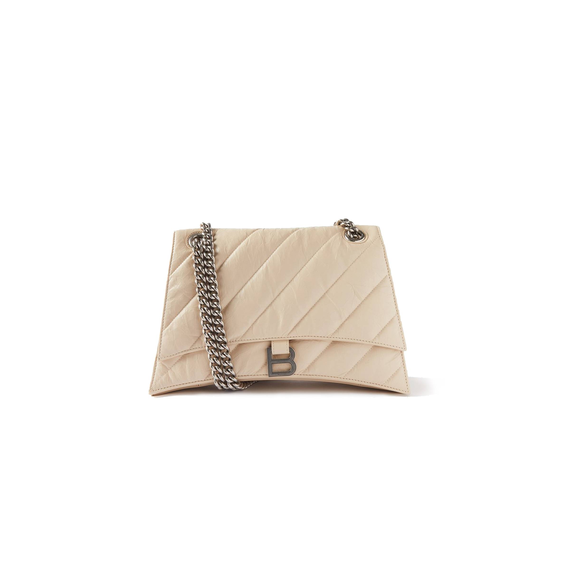 Ba*len*cia*ga neutral crush m quilted crinkled-leather shoulder bag matchesfashion us (25.5*15*6.4cm)