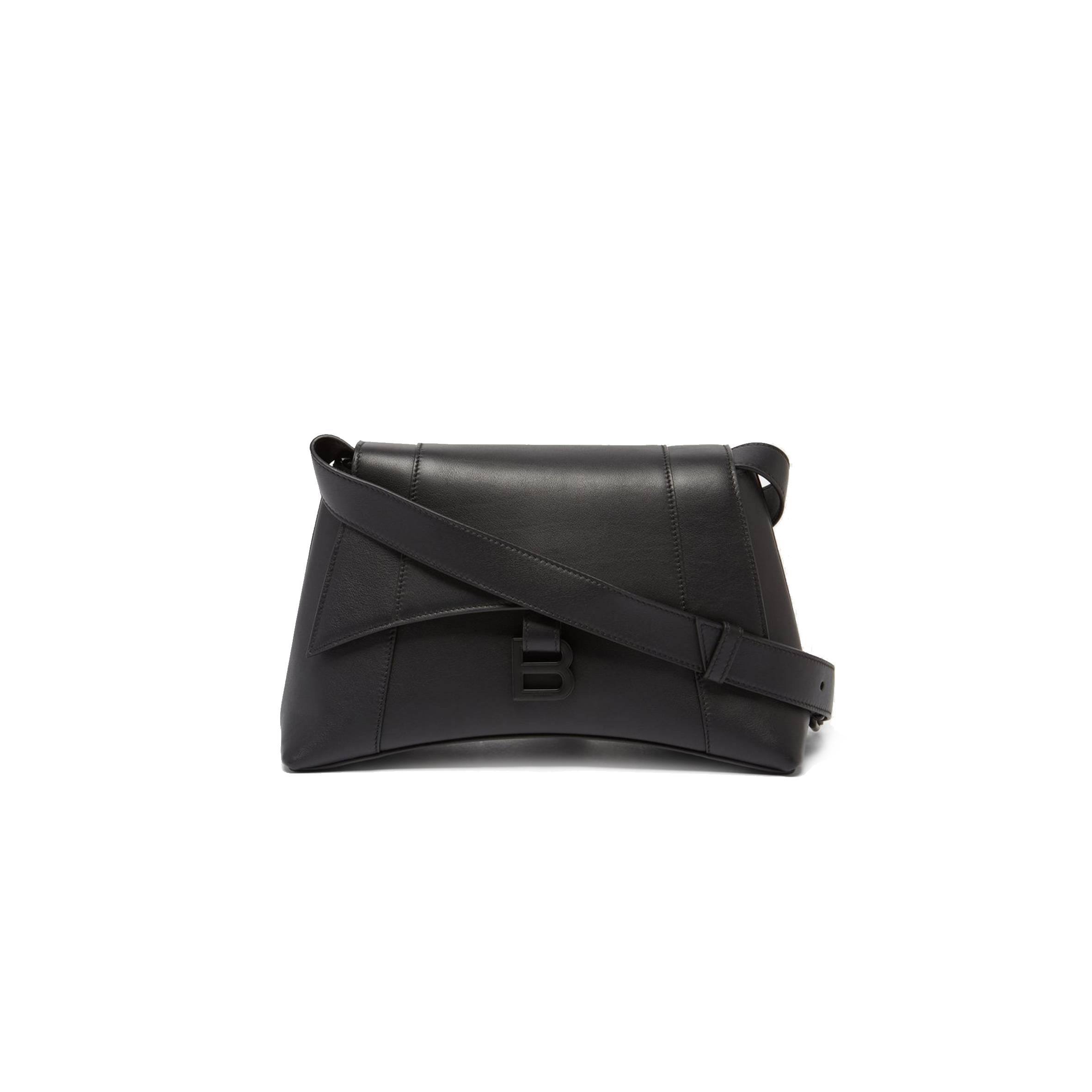 Ba*len*cia*ga black hourglass s leather bag matchesfashion us (29*17.8*10.5cm)