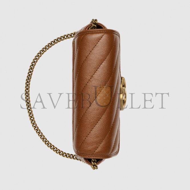 g*u*i gg marmont matelassÉ S*per mini bag ‎476433 （16.5*10.2*5.1cm）