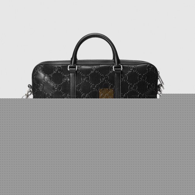 G*u*i gg embossed briefcase 658573  (40*29*6cm)