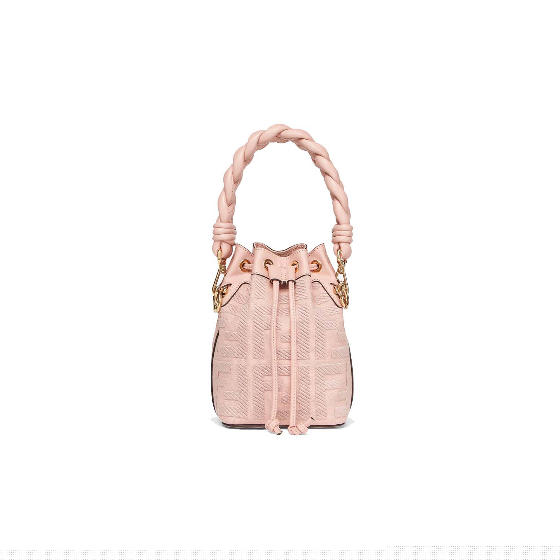 F**di mon tresor - pink ff canvas mini-bag 8bs010akkwf0j2f (18*12*10cm)