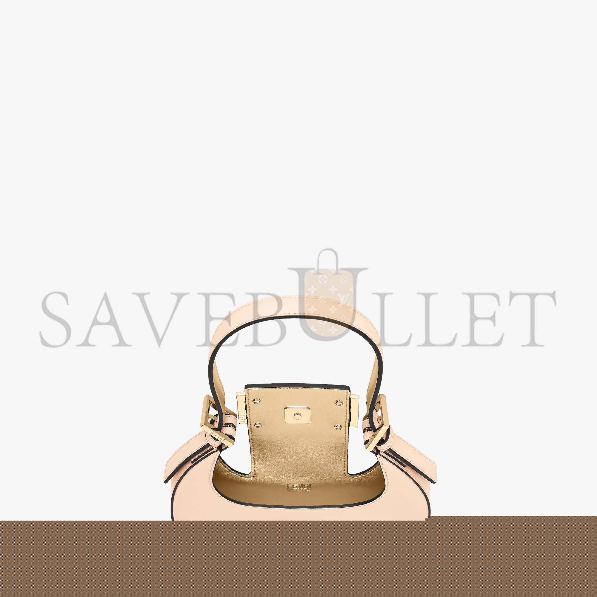 F**di cookie - pale pink leather mini bag 8bs065aaiwf14n1 (22*17.5*4.5cm)