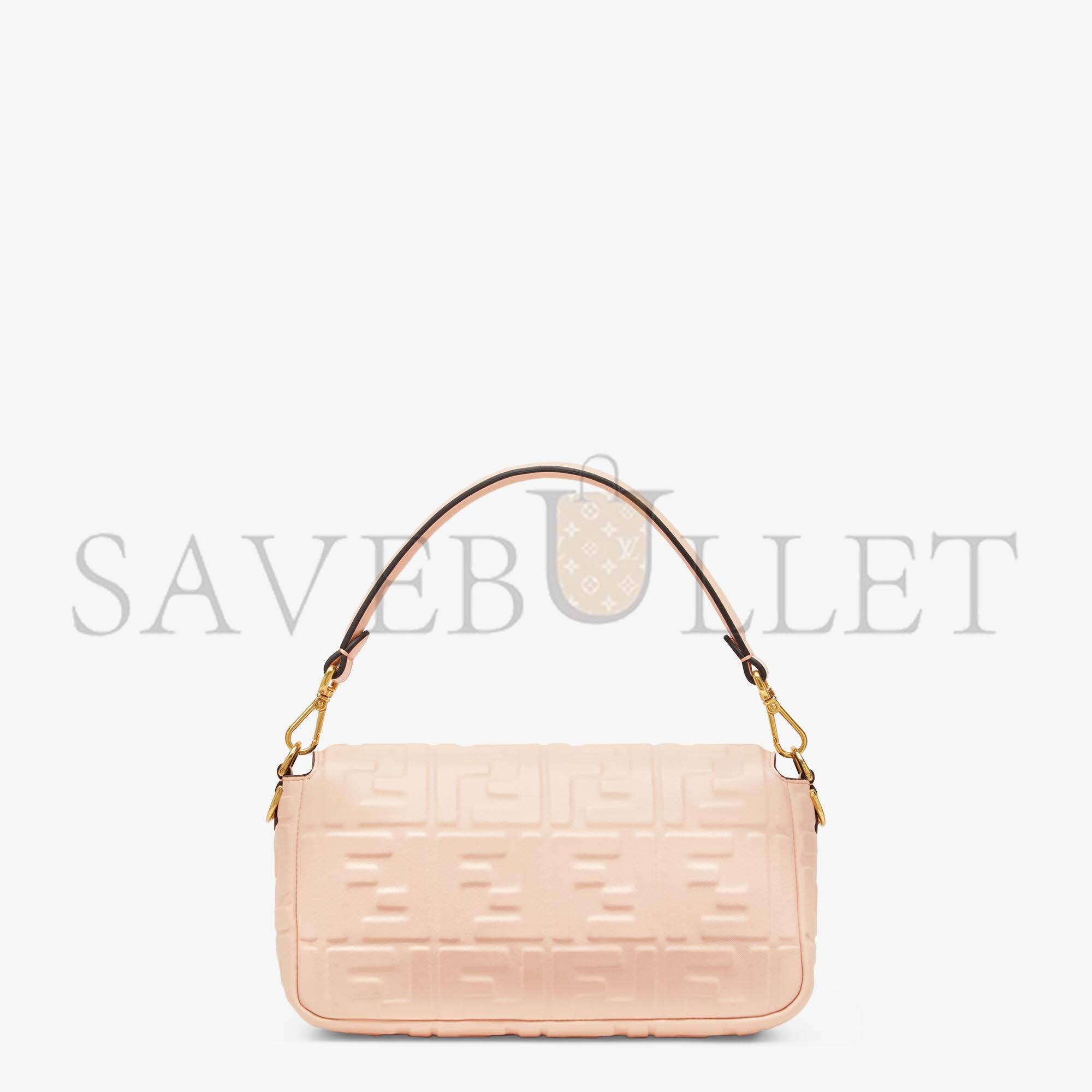 F**di baguette - pale pink nappa leather bag 8br600a72vf171m (27*15*6cm)