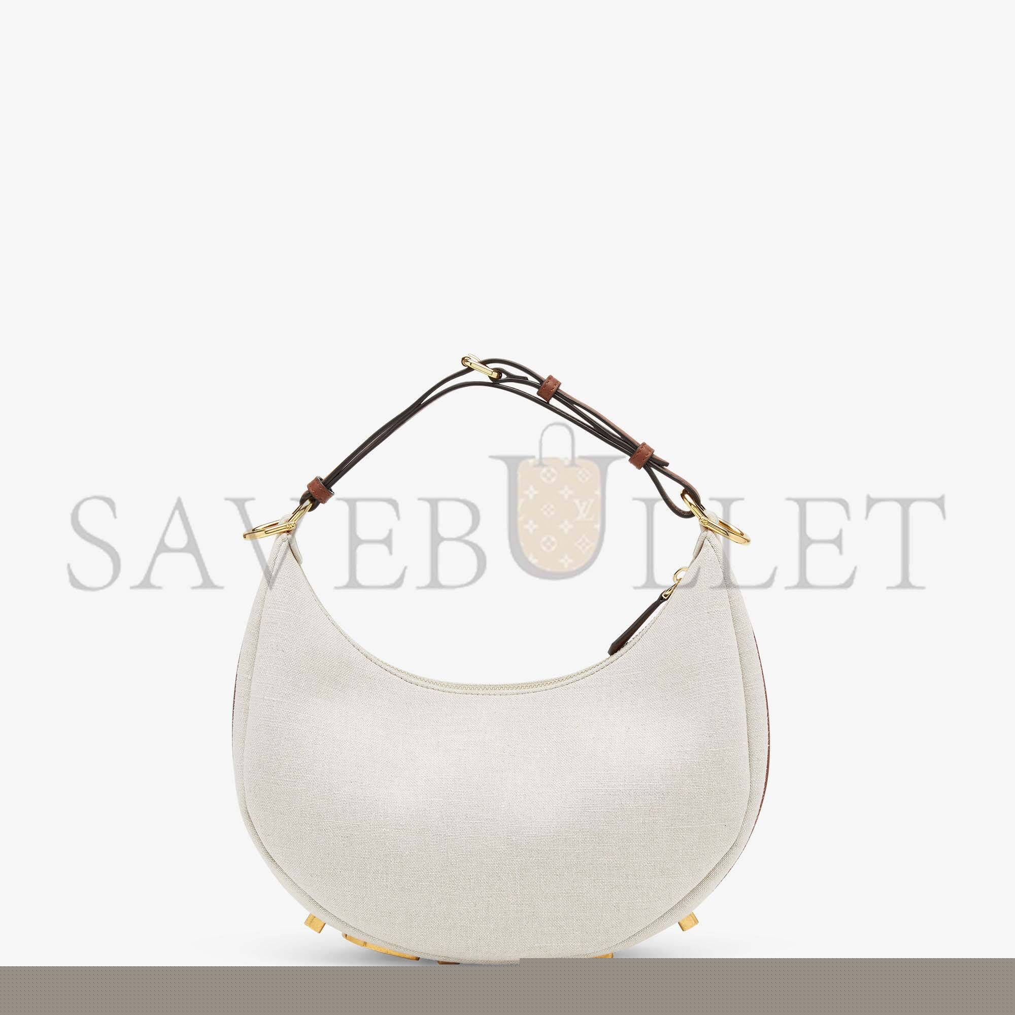 medium F**di graphy small - white canvas bag 8br798akk1f1i3n (29*24.5*10cm)