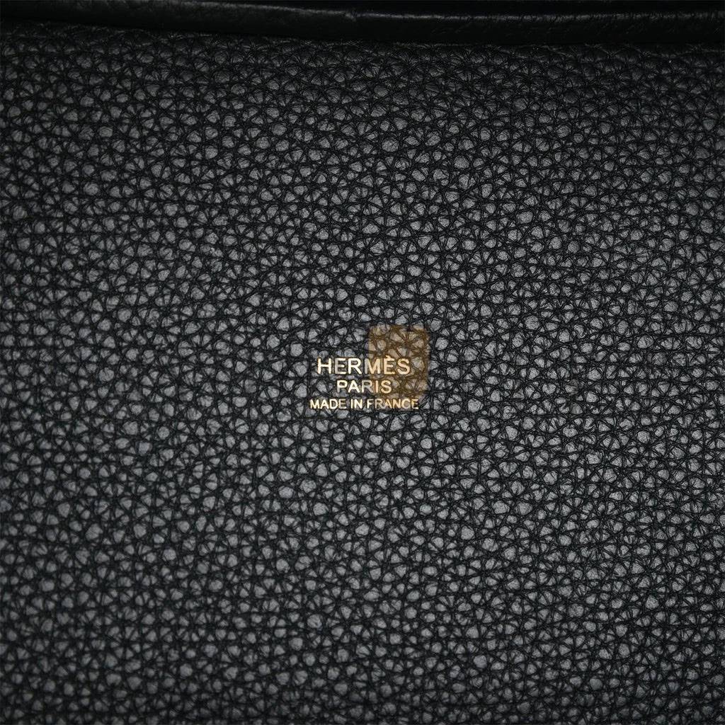 H**mes picotin lock 18 casaque vert cypress, bleu nuit and black clemence gold hardware(18*13*18cm)