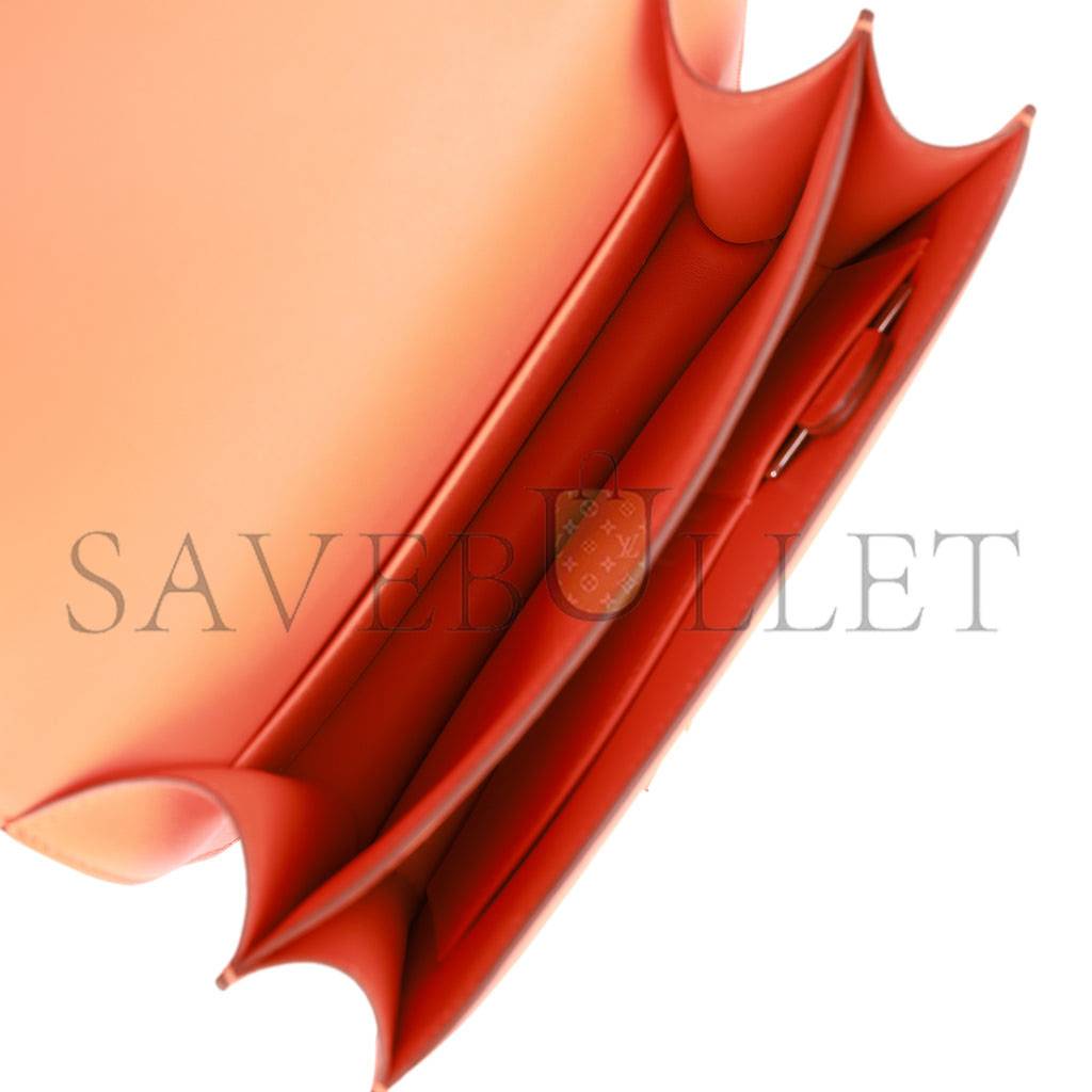 H**mes constance 18 orange swift gold hardware 39867983593566 (18cm)