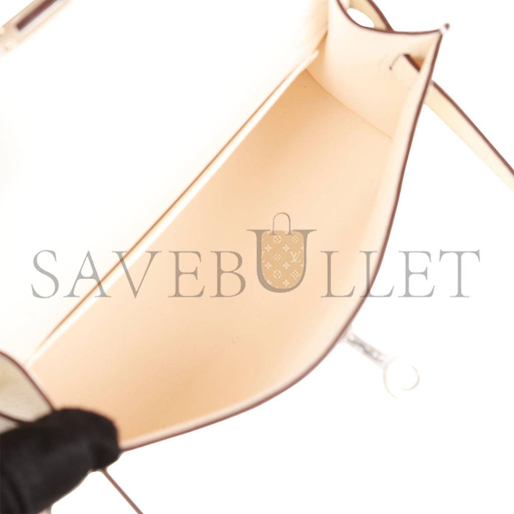 H**mes mini kelly sellier 20 nata epsom palladium hardware (19*12*5.5cm)