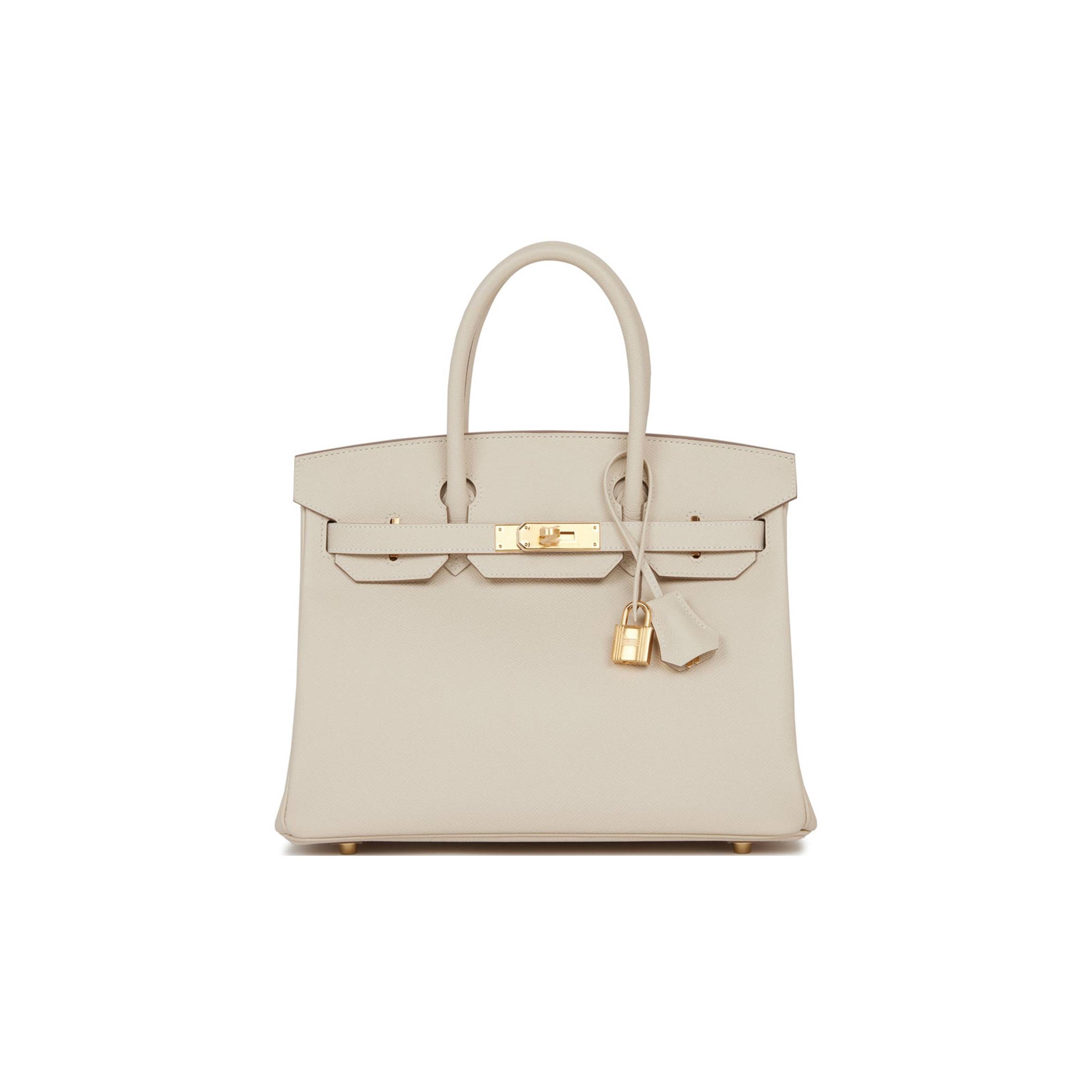 H**mes birkin 30 craie epsom gold hardware (30cm)