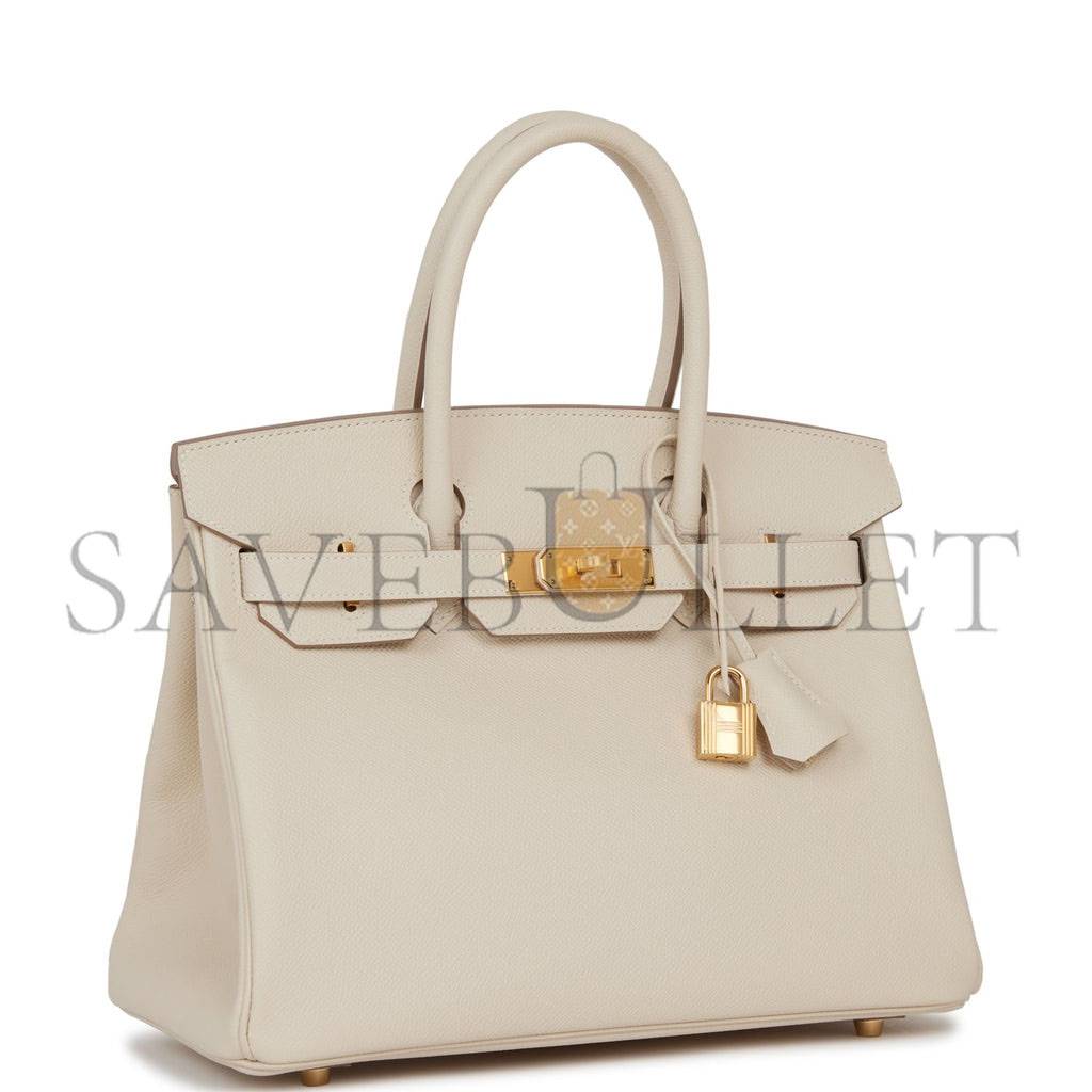 H**mes birkin 30 craie epsom gold hardware (30cm)