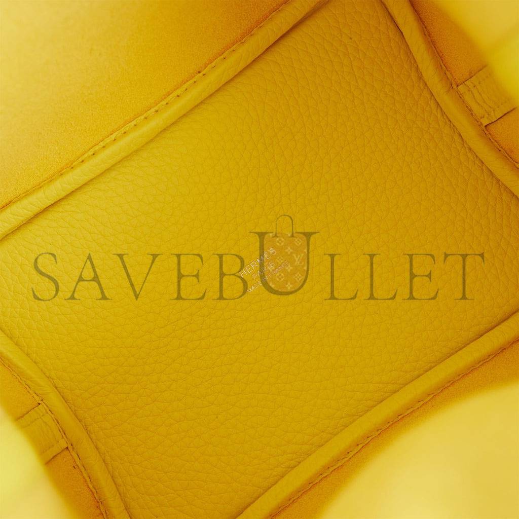 H**mes picotin lock 18 lime clemence palladium hardware (18*13*18cm)