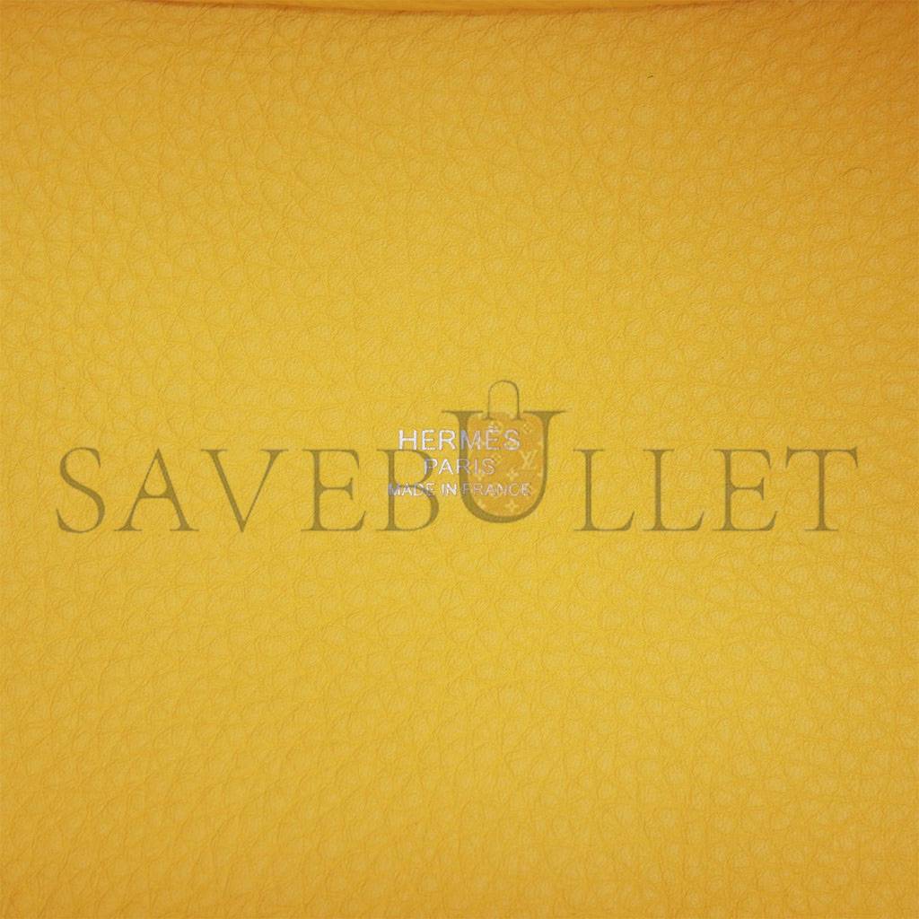 H**mes picotin lock 18 jaune de naples clemence palladium hardware (18*13*18cm)