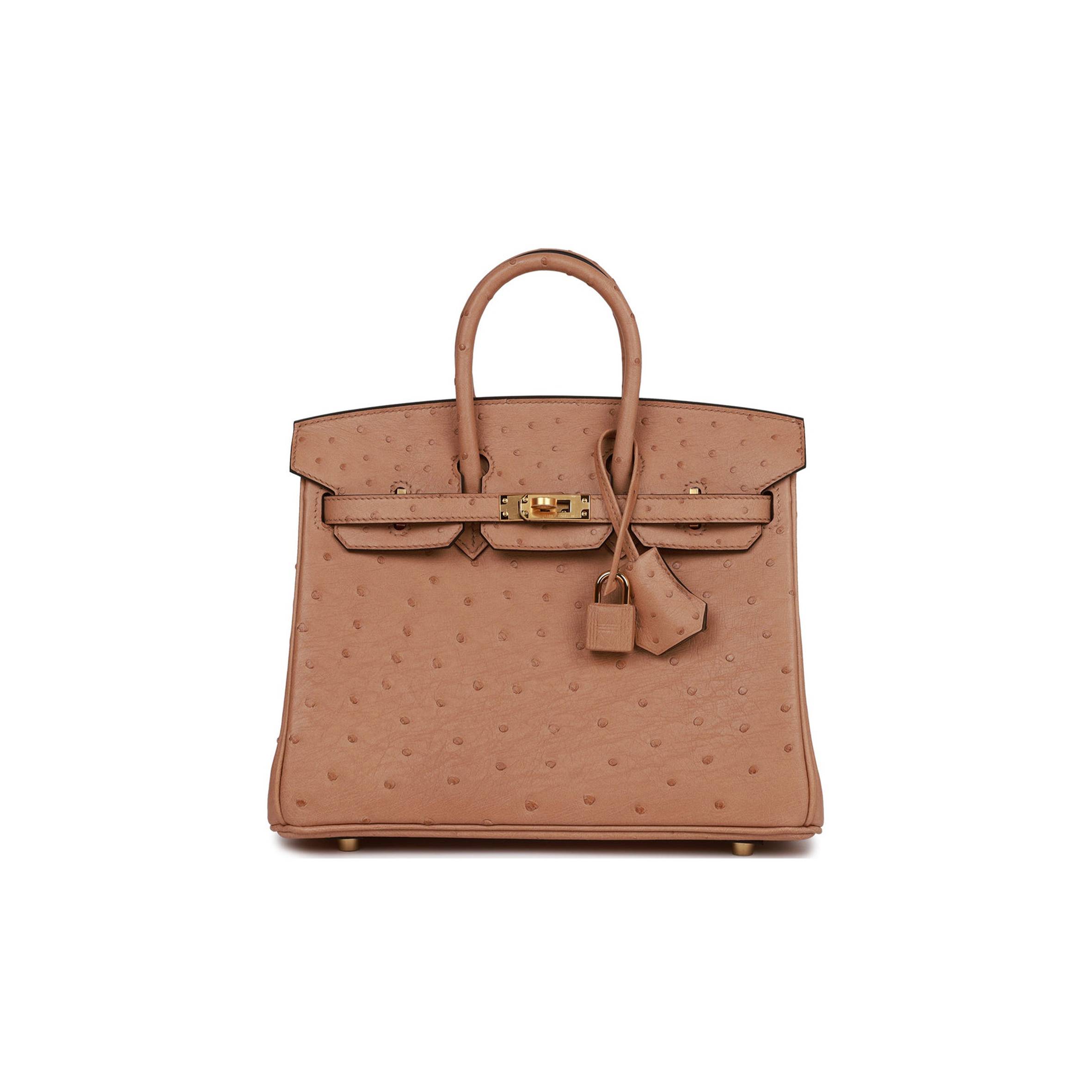 H**mes birkin 25 chai ostrich gold hardware (25cm)