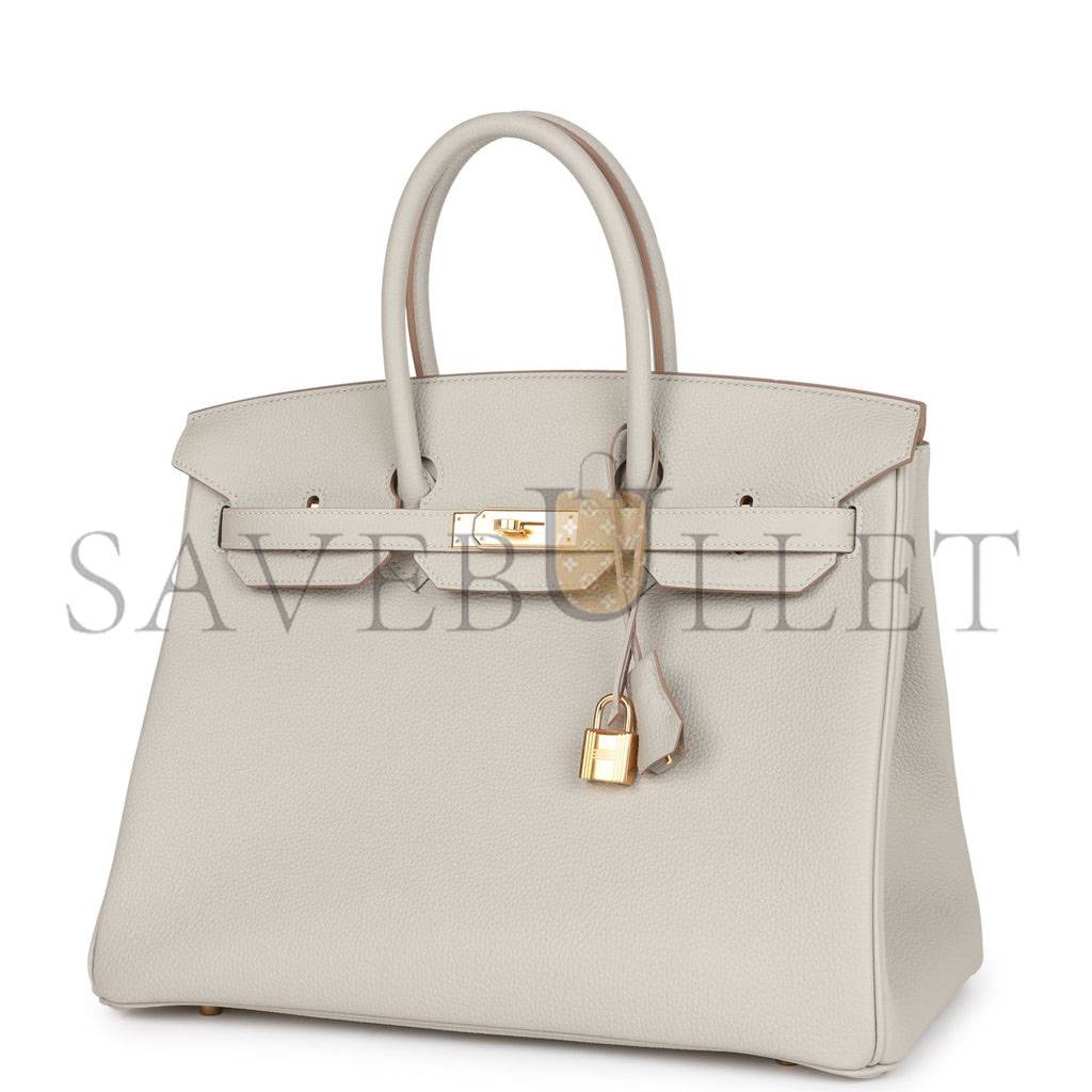 H**mes birkin 35 gris perle togo gold hardware 39891068813406 (35cm)