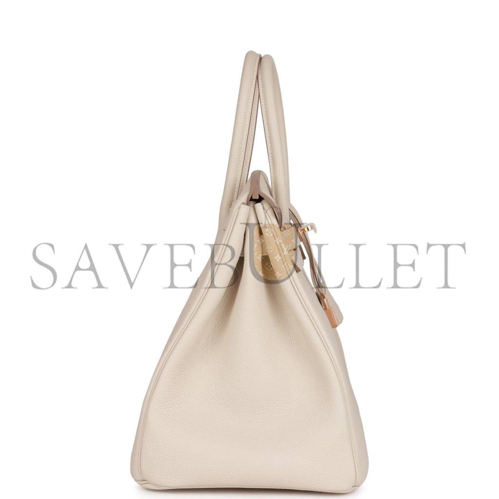 H**mes birkin 35 craie togo rose gold hardware 39892639252574 (35cm)