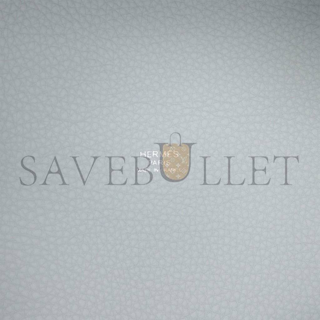 H**mes picotin lock 22 bleu pale clemence palladium hardware (22*21*18cm)