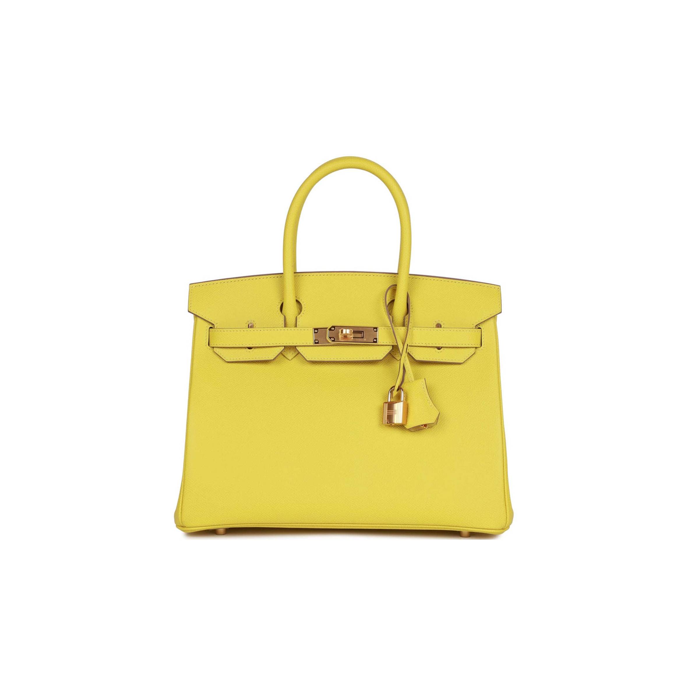 H**mes birkin 30 lime epsom gold hardware (30cm)