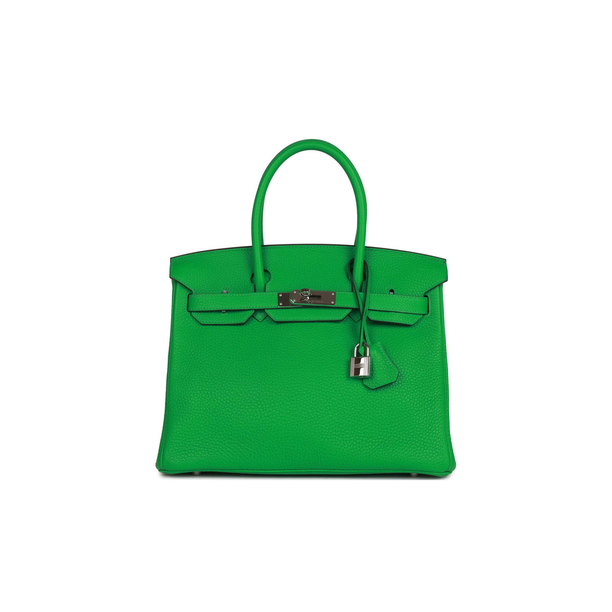 H**mes birkin 30 bambou clemence palladium hardware (30cm)