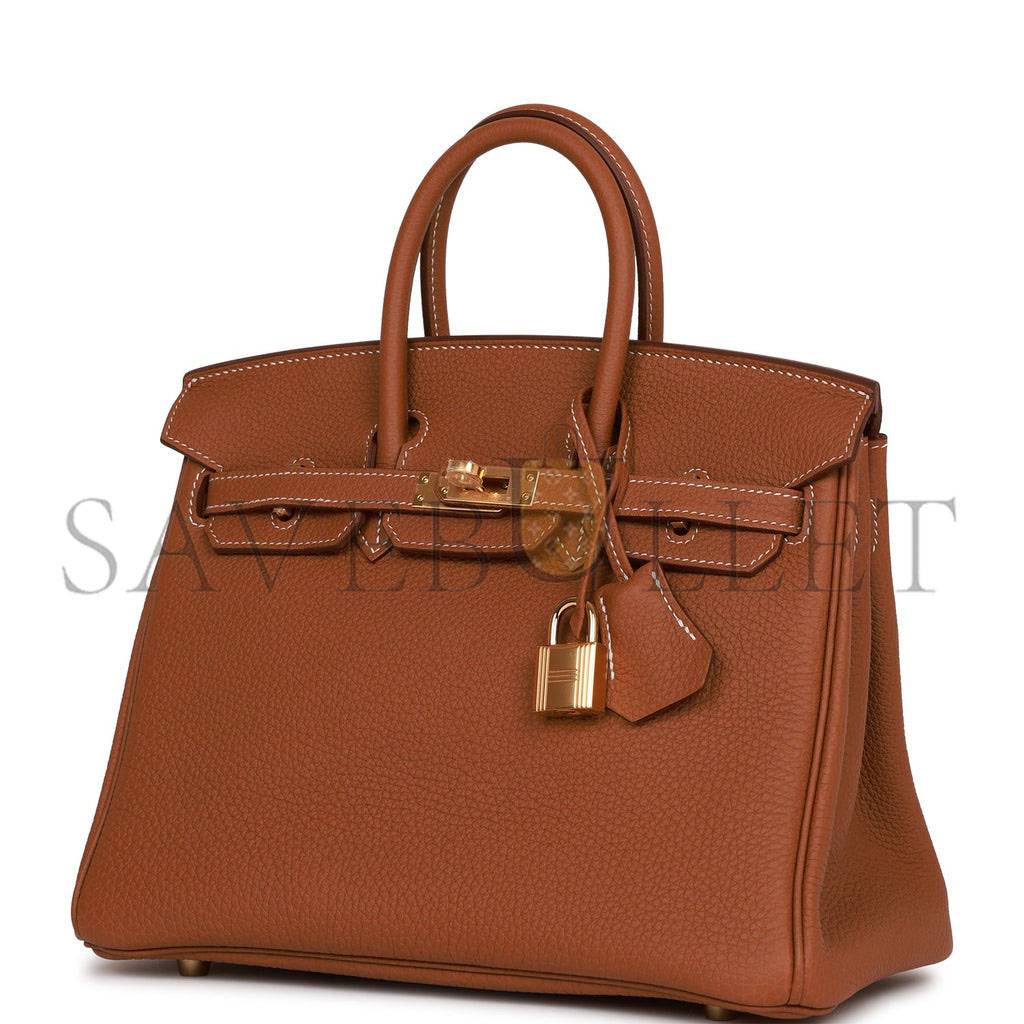H**mes birkin 25 gold togo gold hardware handmade (25cm)