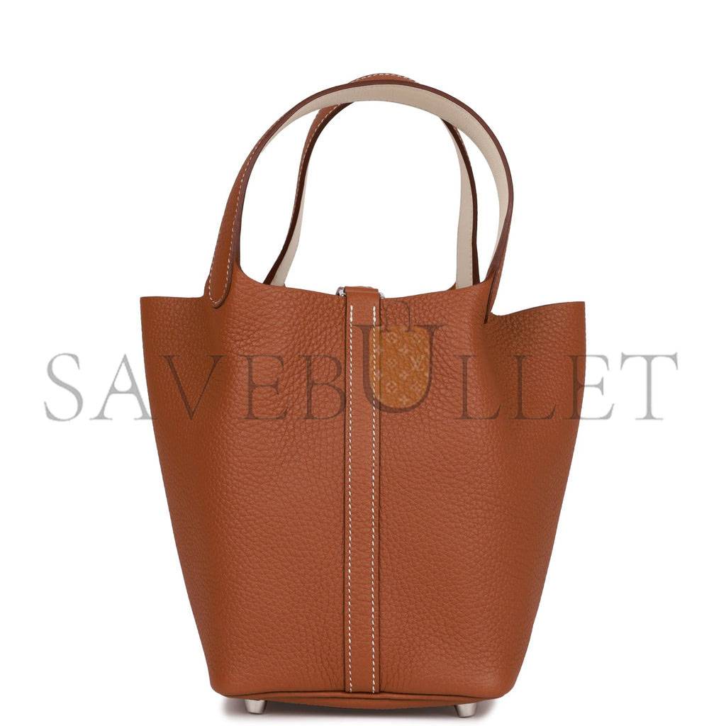 H**mes eclat picotin lock 18 gold clemence palladium hardware (18cm)