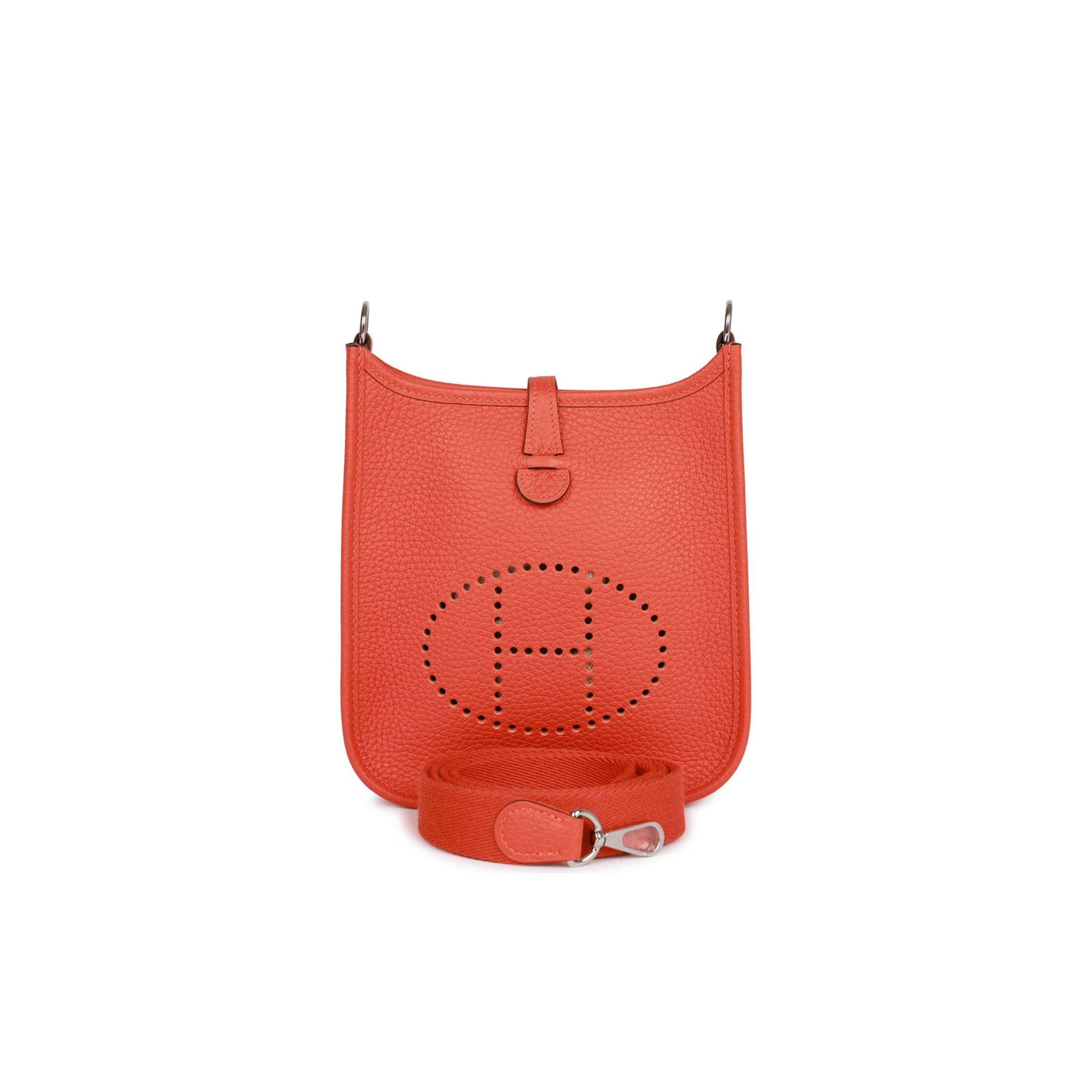 H**mes evelyne tpm feu clemence palladium hardware (17cm)