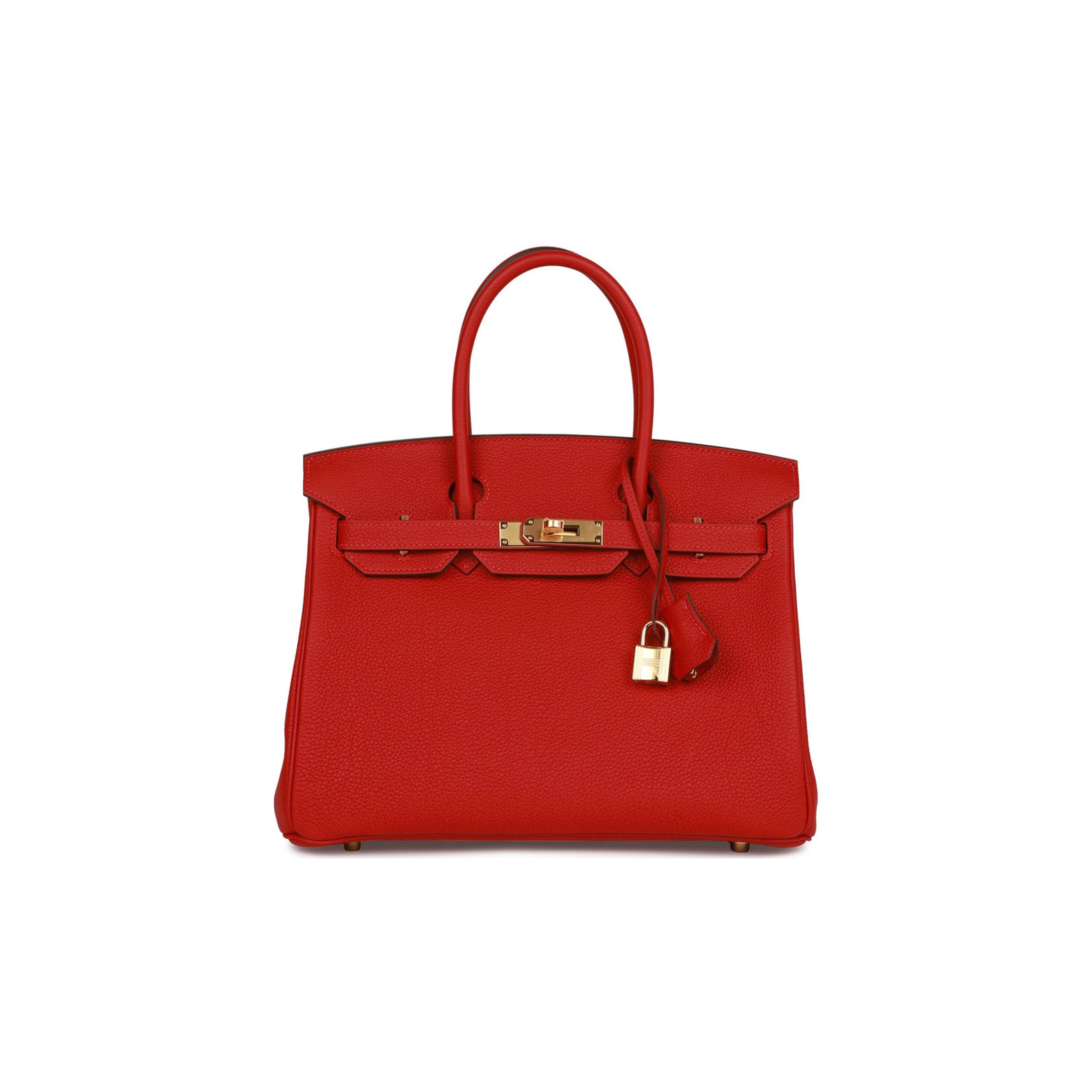 H**mes special order (hss) birkin 30 rouge casaque togo gold hardware ( 30cm*22*16cm)