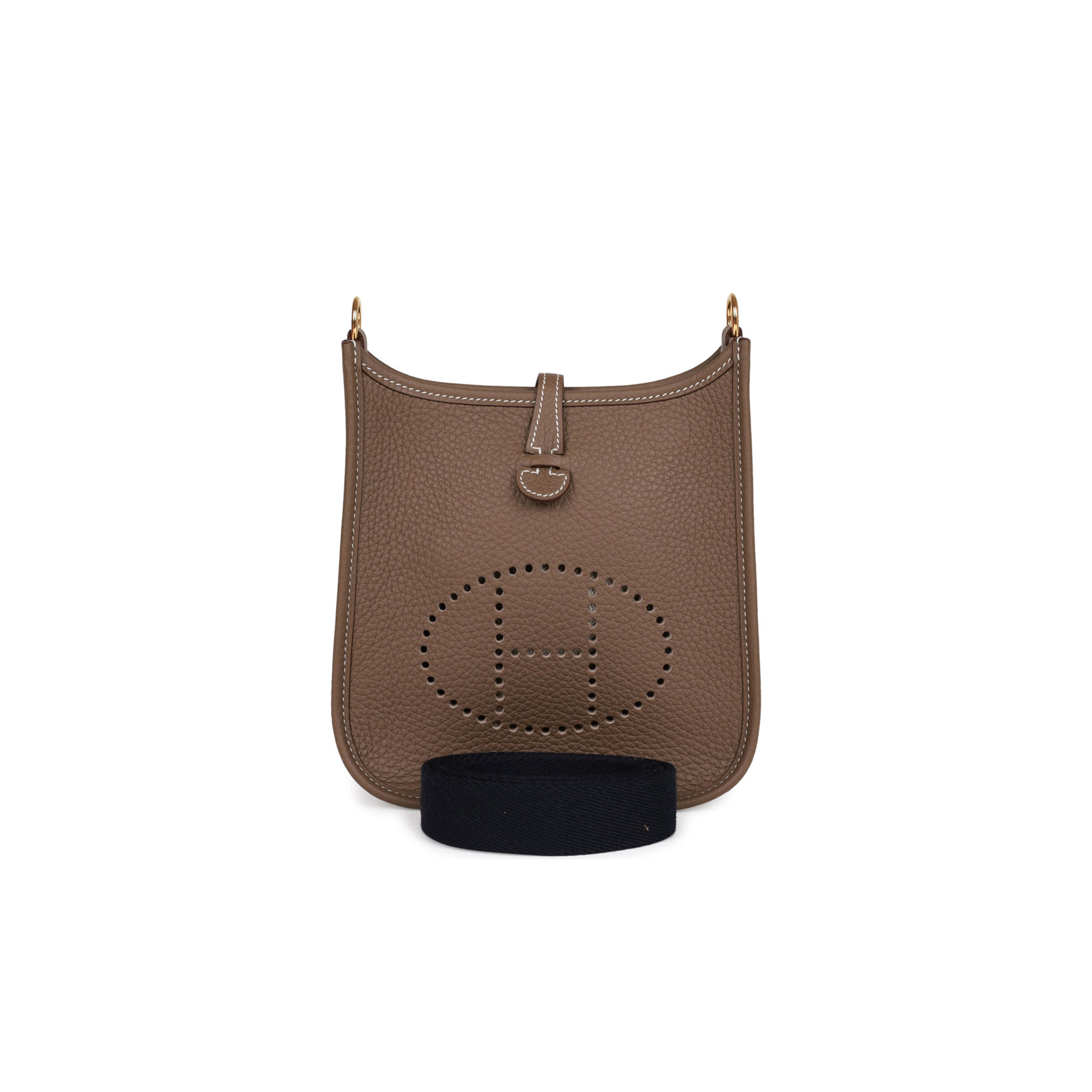 H**mes evelyne tpm etoupe clemence gold hardware (17cm)