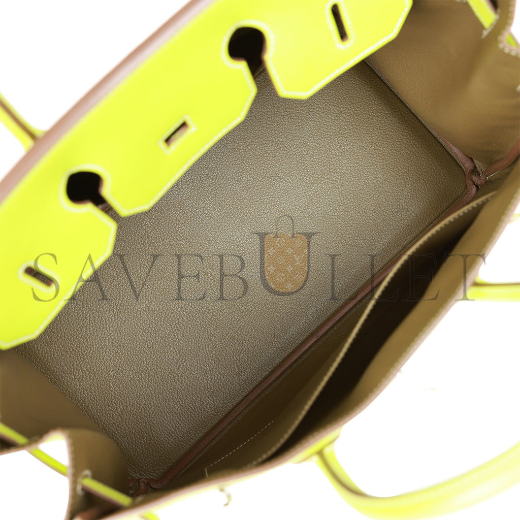 H**mes birkin 35 kiwi candy epsom palladium hardware (35cm)