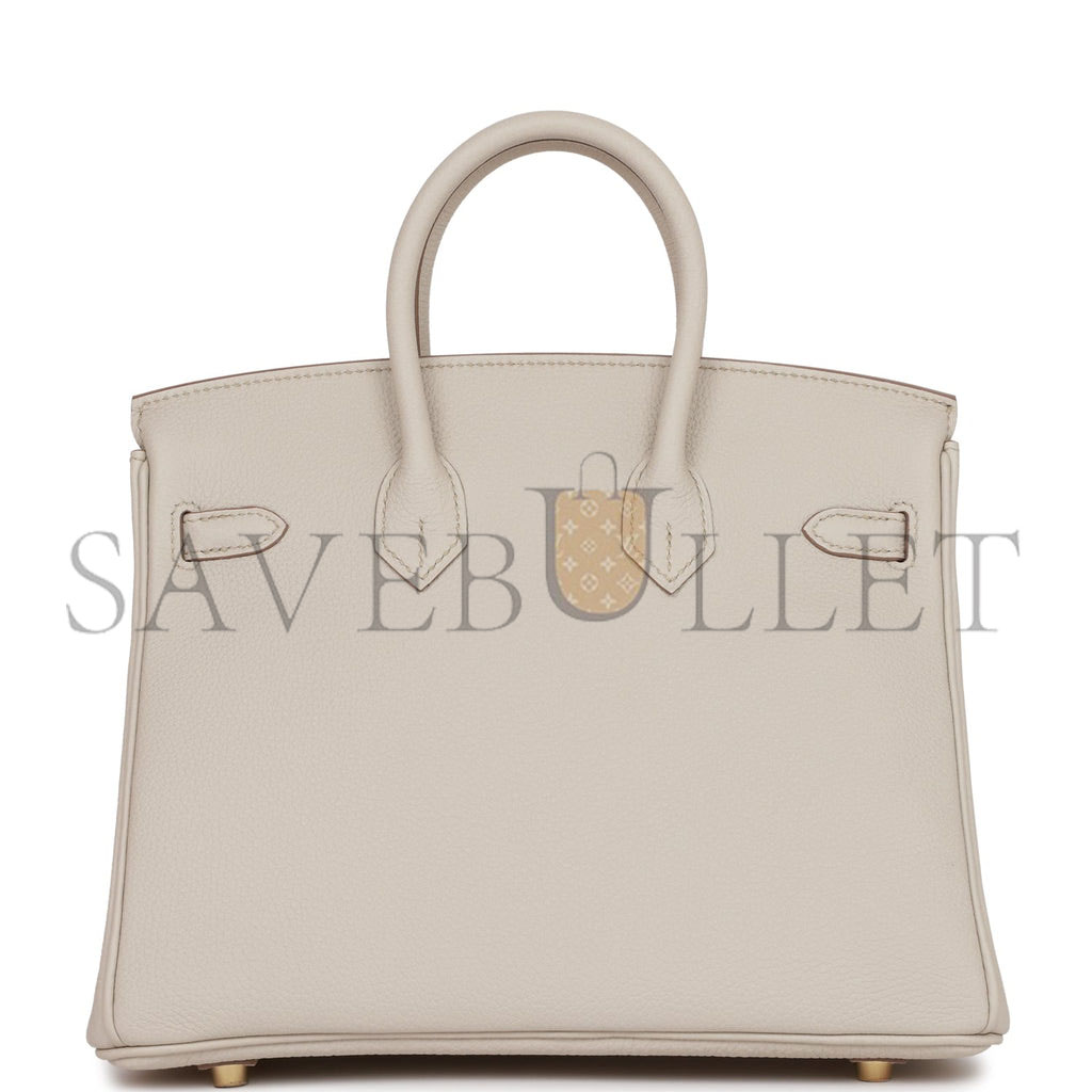 H**mes birkin 25 beton togo gold hardware handmade(25*19*12cm)